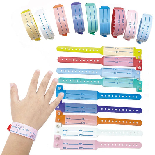 Custom Soft Plastic One Time use Wrist Band Writable Vinyl Identification Wristbands pvc bracelet