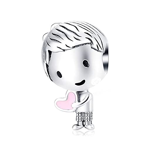 PAHALA 925 Sterling Silver Bag Beach Cat Bikini Rainbow Heart Surf Shark Swim Ring Girl Champagne Wine Charm Bead