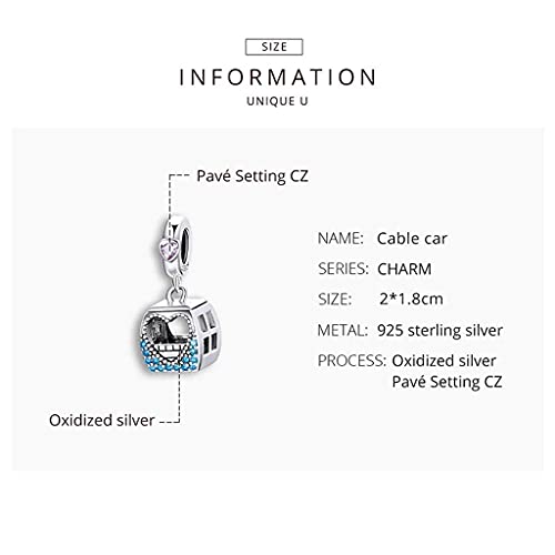 PAHALA 925 Sterling Silver Enamel Travel London Pink Car Windmill Blue Heart Memories Charm Bead