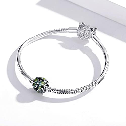 PAHALA 925 Sterling Silver Butterflies Metal Charm Bead