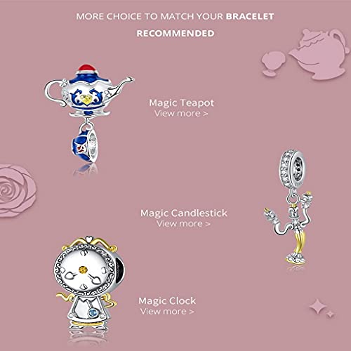 PAHALA 925 Sterling Silver Magic Life Item Pendant Charm Beads Fit Bracelet