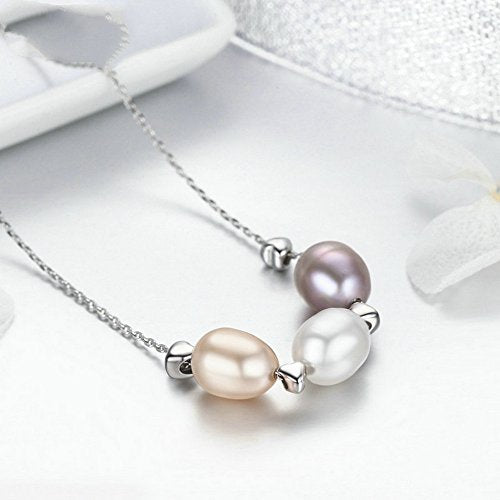 PAHALA 925 Sterling Silver Love Friendship Family Clear CZ Pendant Necklace