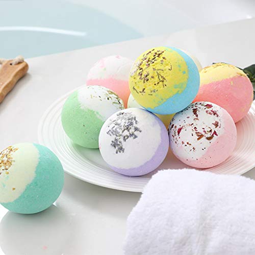 PAHALA Bath Bombs Gift Set With Natural Essential Oils Perfect for Bubble Spa 3.5 ounces