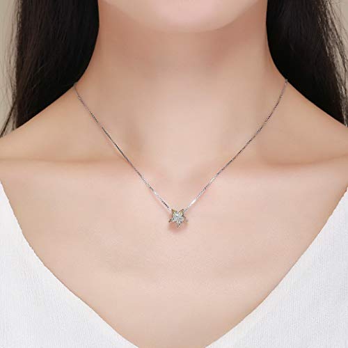 PAHALA 925 Strling Silver Ocean Star Starfish Crystals Charms