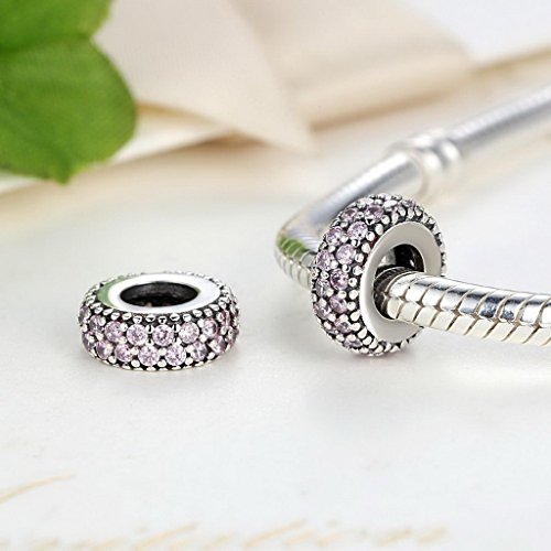 PAHALA 925 Sterling Silver Inspiration with 5 Colors Crystals Charm Bead