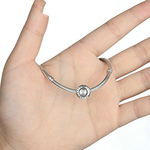 PAHALA 925 Strling Silver Love is Forever Charms Fit Bracelets Bangles Necklace