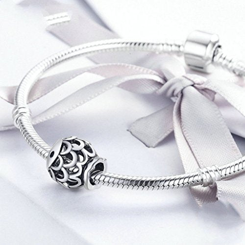 PAHALA 925 Sterling Silver Ocean Fish Charms Fit Bracelets Necklace