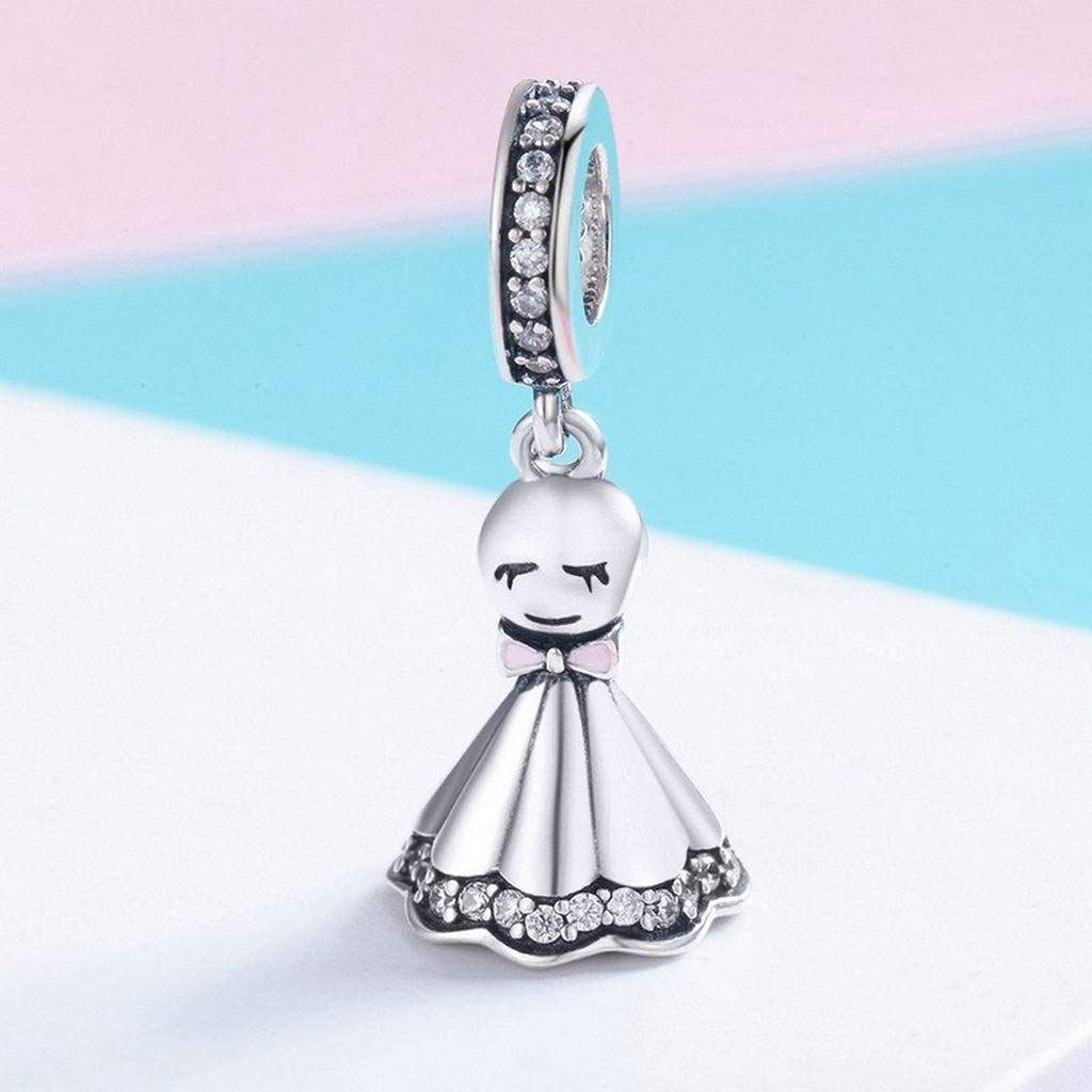 PAHALA 925 Strling Silver Sunny Dolls Pendant Charms Beads