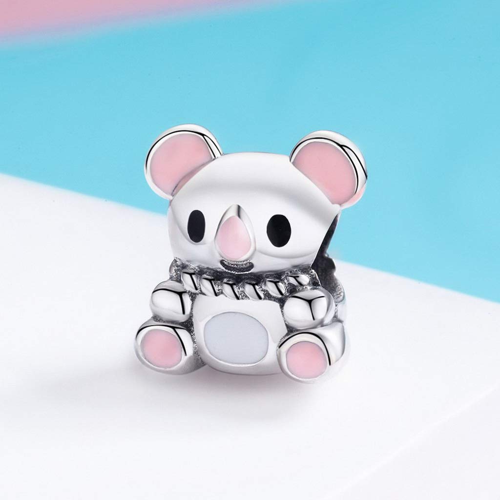 PAHALA 925 Strling Silver Australia Cute Koala Charms