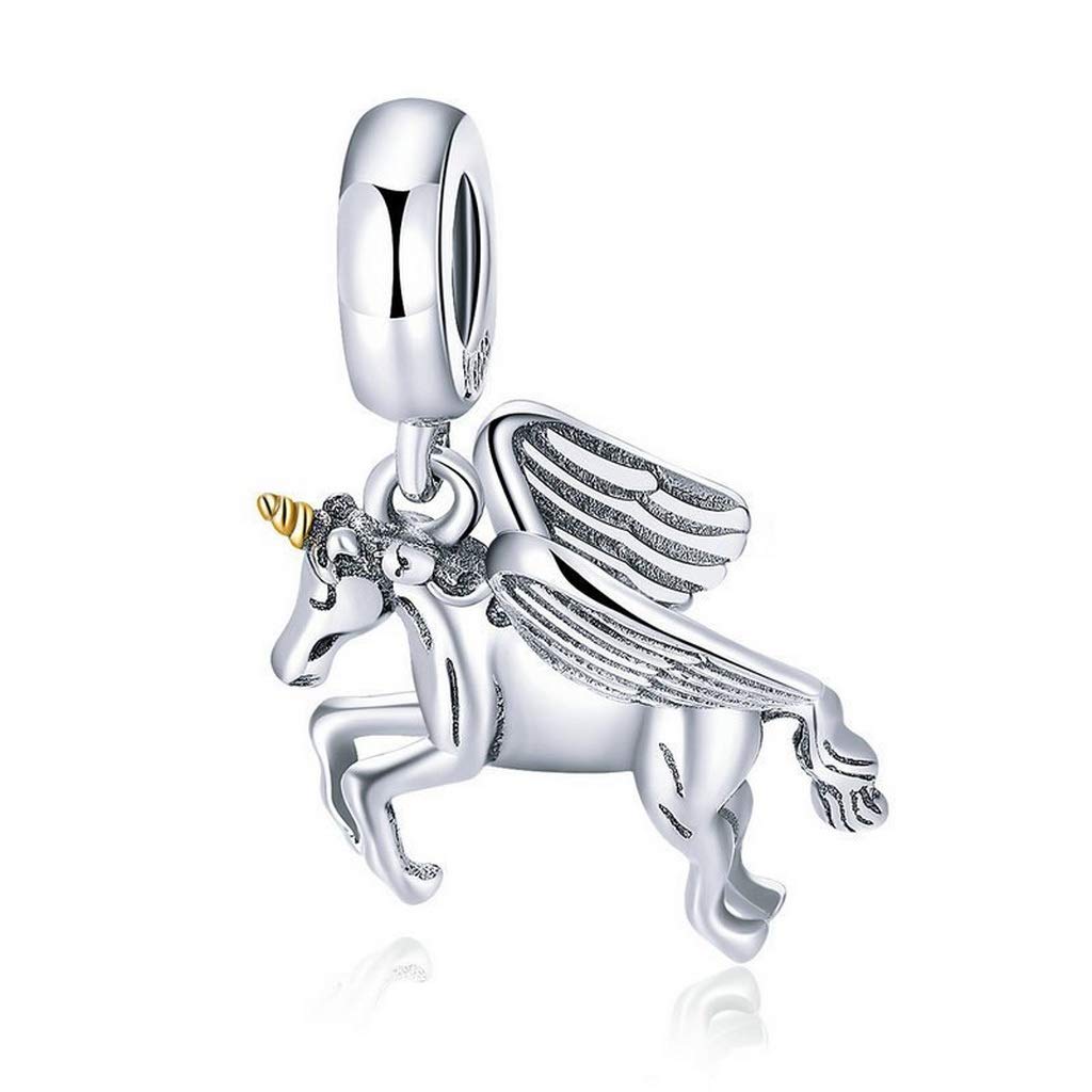 PAHALA 925 Strling Silver Romantic Animal Wings Charms Charm