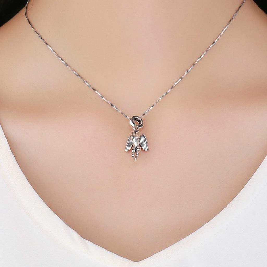 PAHALA 925 Strling Silver Romantic Animal Wings Charms Charm