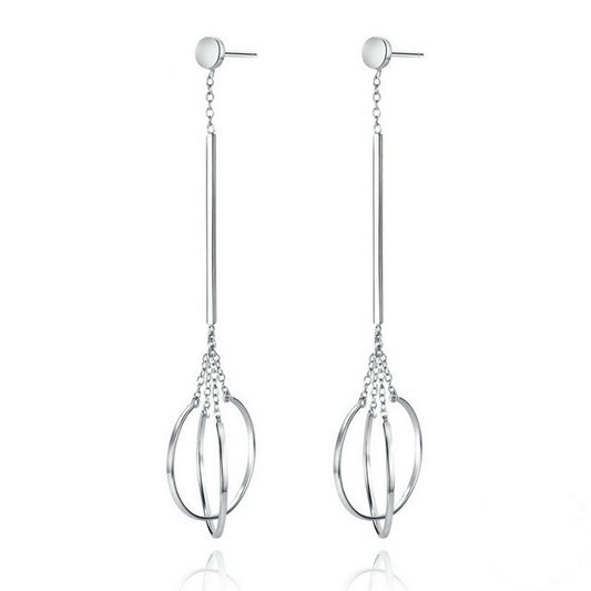 PAHALA 925 Sterling Silver U Horseshoe Party Wedding Pendant Earring