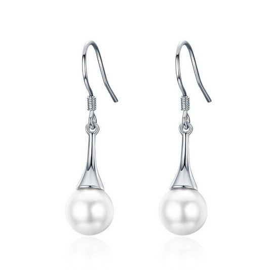 PAHALA 925 Sterling Silver Vintage Fashion Elegant Hanging Drop Earrings
