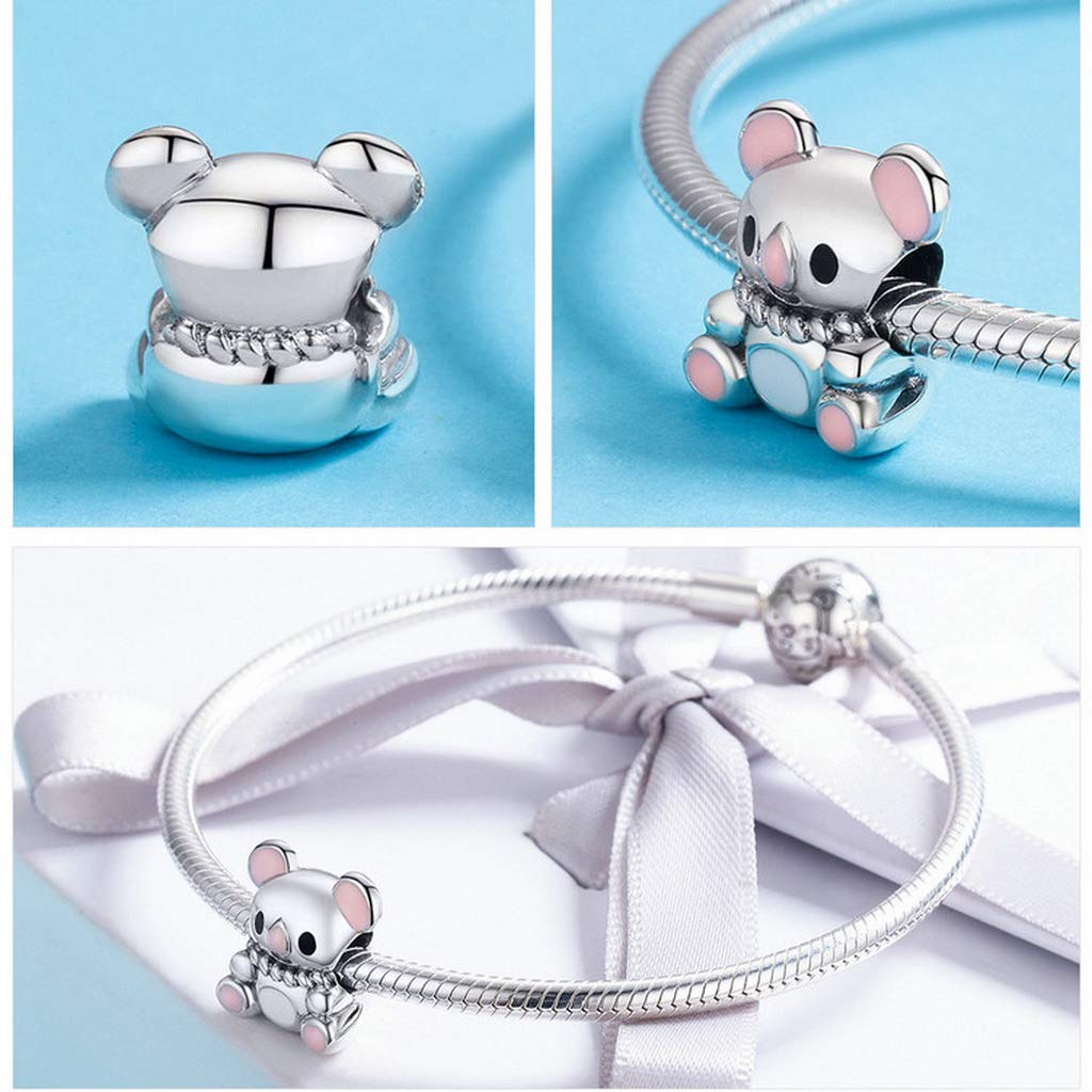 PAHALA 925 Strling Silver Australia Cute Koala Charms