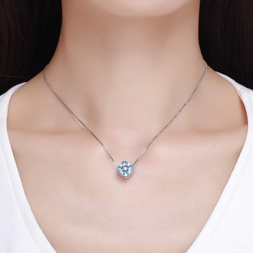 PAHALA 925 Strling Silver Summer Dazzling Blue Charms