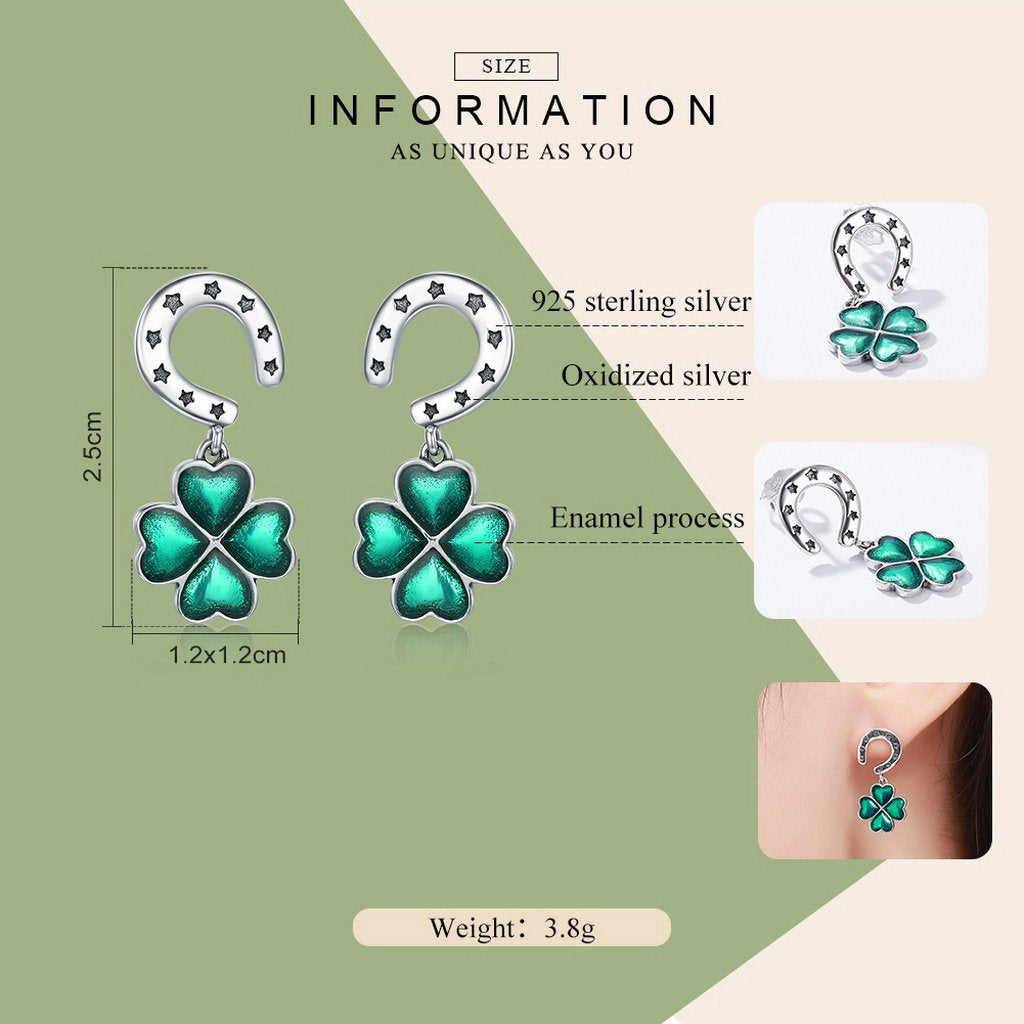 PAHALA 925 Sterling Silver Fantasy Flower Petal Enamel Blue With Crystals Stud Earrings
