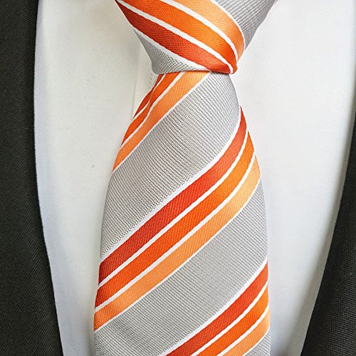 PAHALA Mens Fashion Silk Necktie Mix Color JACQUARD WOVEN Tie