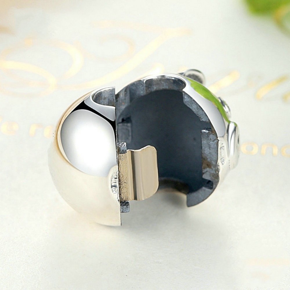 PAHALA 925 Strling Silver Cute Pig Charms Pendant Fit Bracelets Necklace