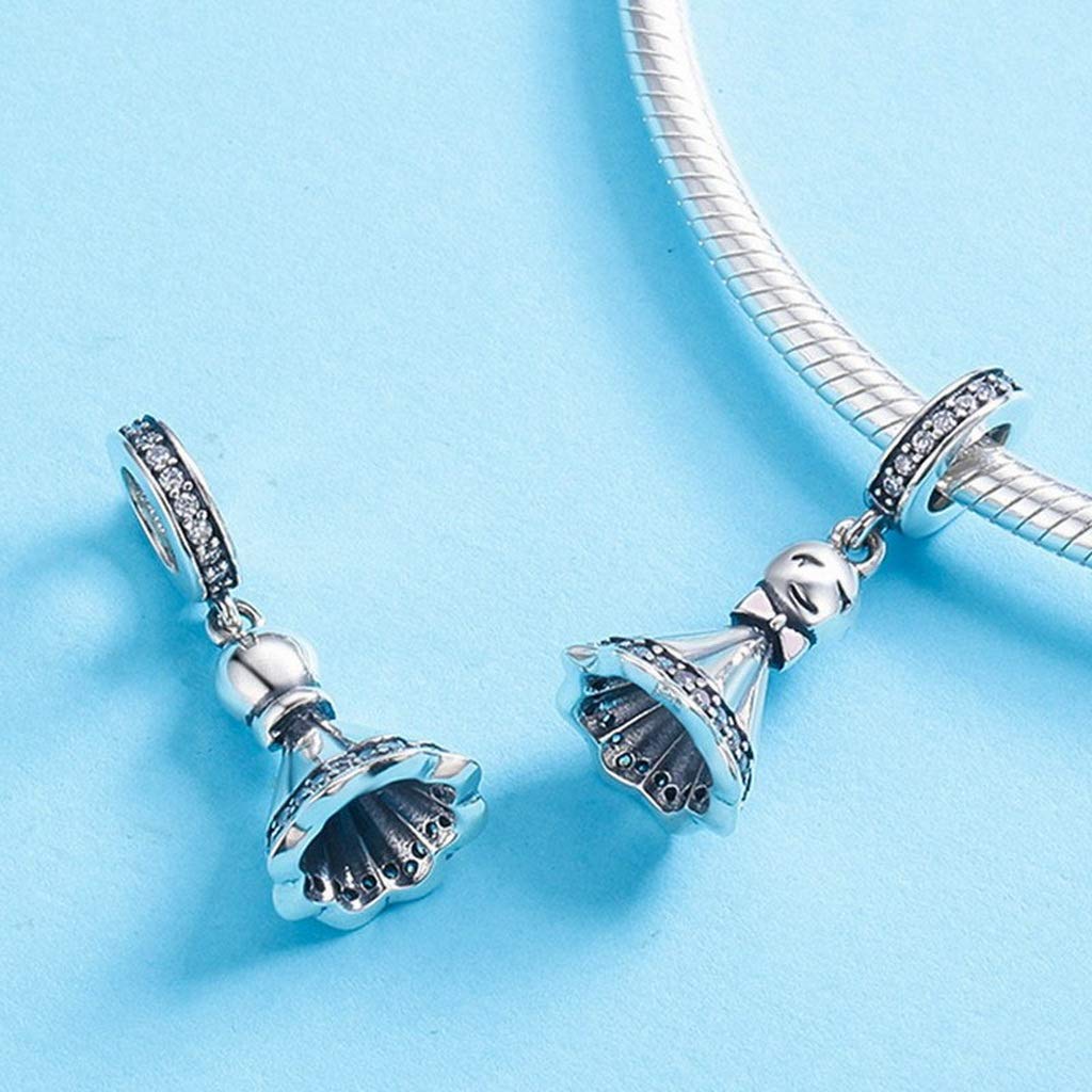 PAHALA 925 Strling Silver Sunny Dolls Pendant Charms Beads