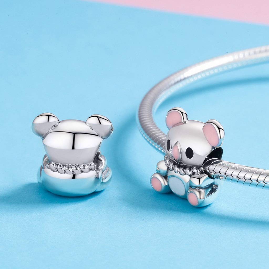 PAHALA 925 Strling Silver Australia Cute Koala Charms