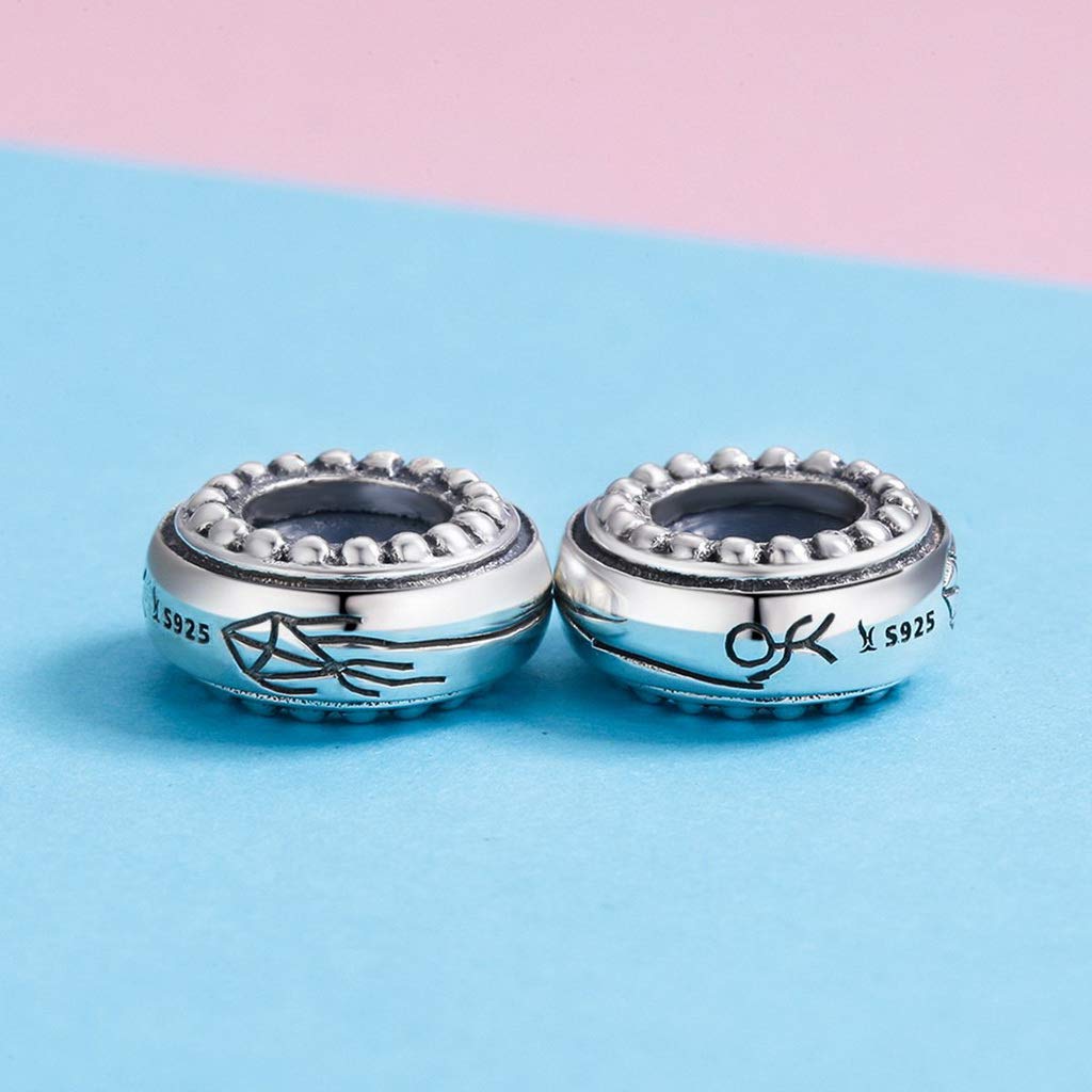 PAHALA 925 Strling Silver Kite Memory Engrave Charms