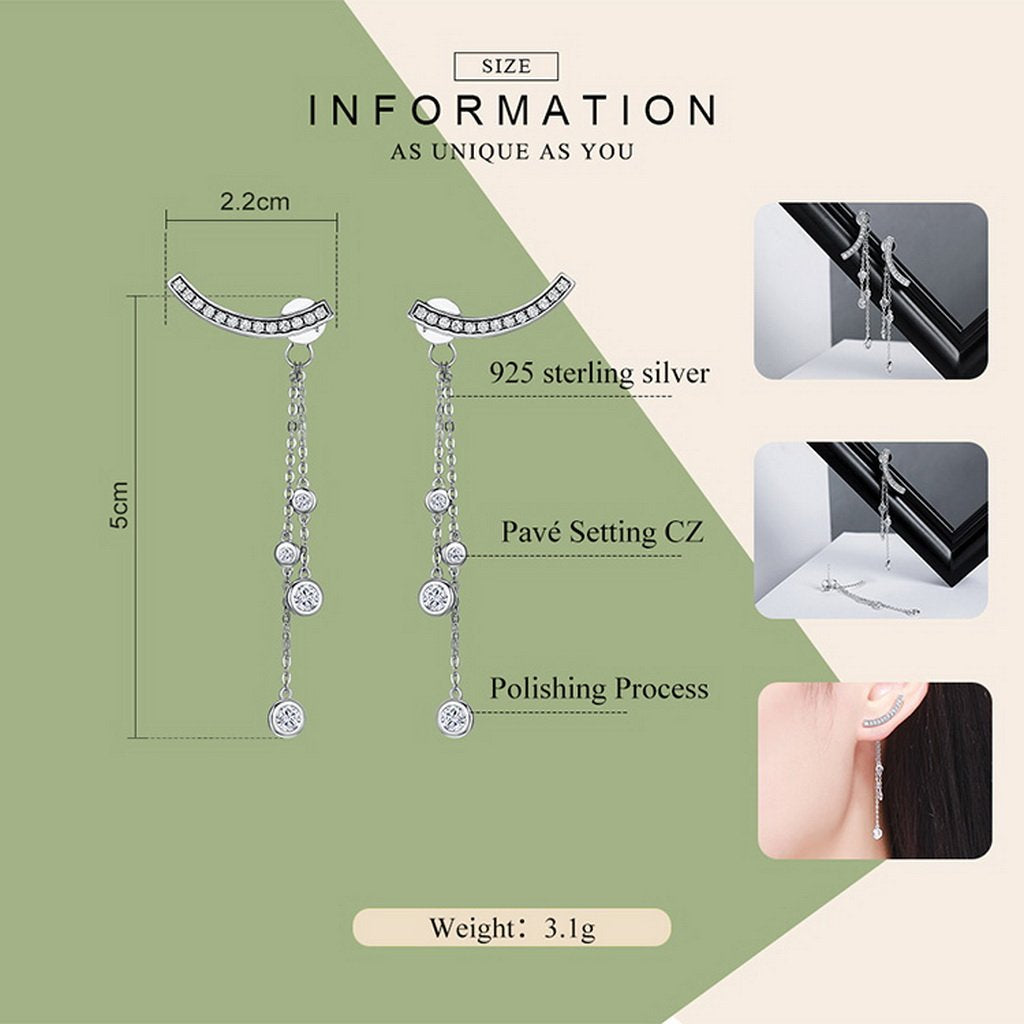 PAHALA 925 Sterling Silver Love T Bar Freshwater Pearl Party Wedding Drop Earrings