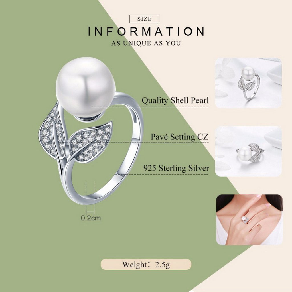 PAHALA 925 Strling Silver Dolphin Tail Love with Crystals Weeding Party Band Ring