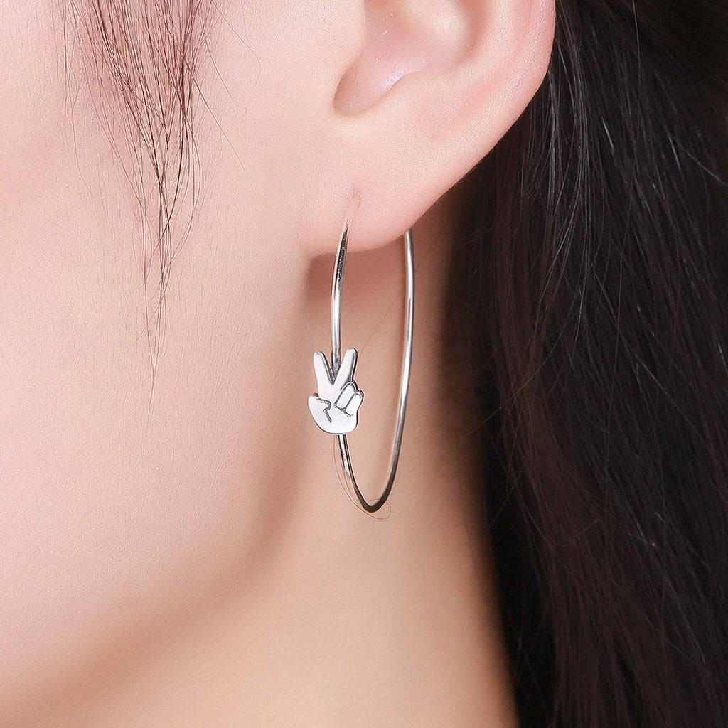 PAHALA 925 Sterling Silver Fashion Sig Long Tassel Earrings