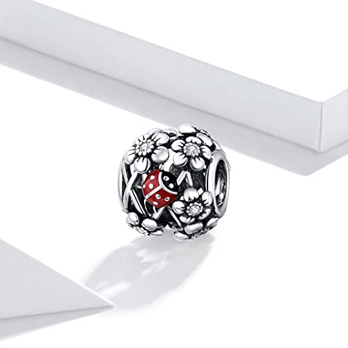 PAHALA 925 Sterling Silver Garden elves With Crystals Charm Bead
