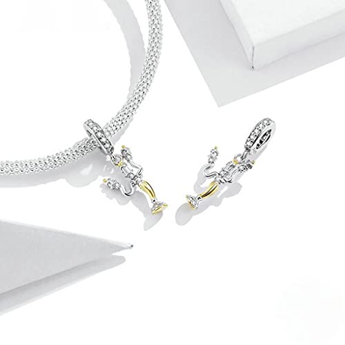 PAHALA 925 Sterling Silver Magic Life Item Pendant Charm Beads Fit Bracelet