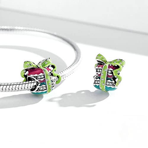 PAHALA 925 Sterling Silver Enamel Crystals Summer Power Drinks and Dessert Charms Bead
