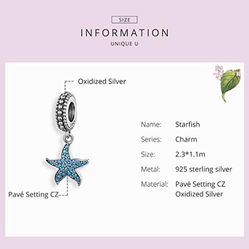 PAHALA 925 Strling Silver Lovely Crystals Sea Creature Ocean Charm Bead