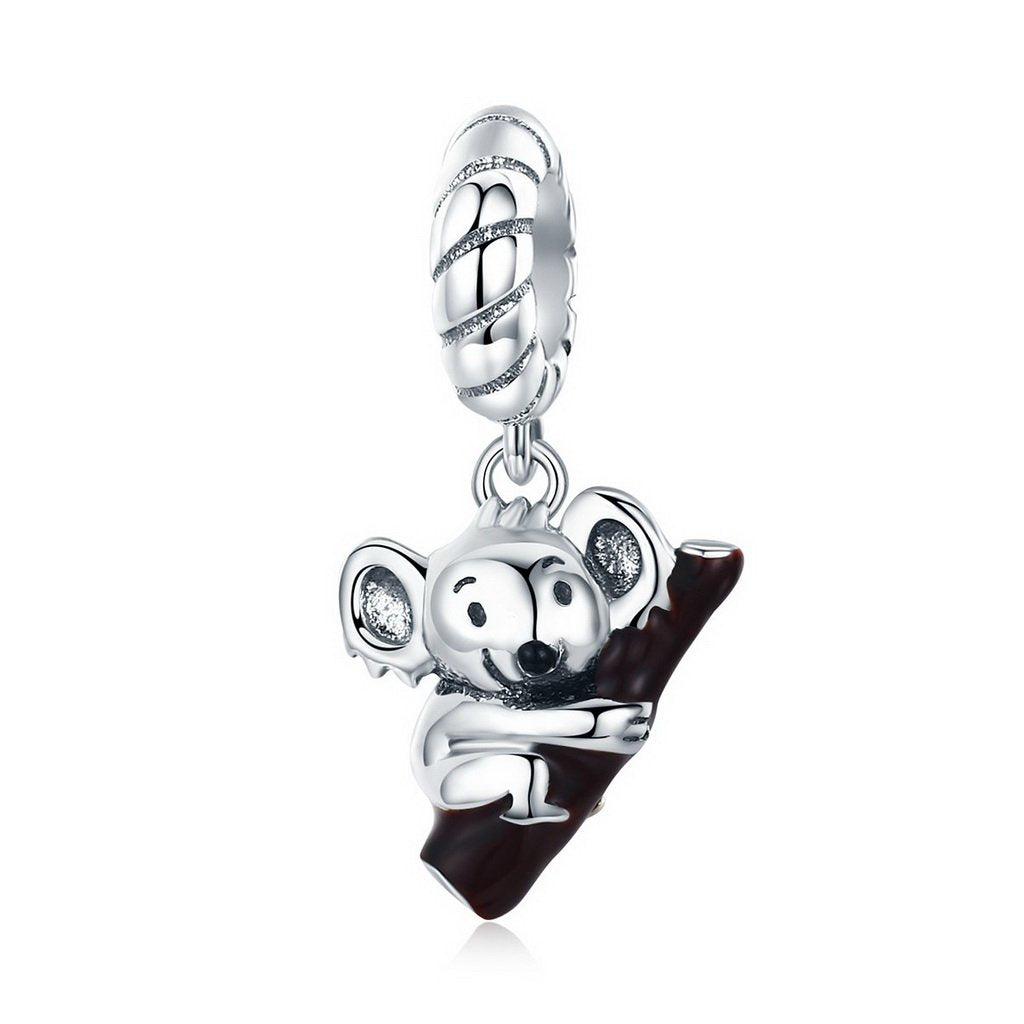 PAHALA 925 Sterling Silver Australia Koala Pendant Charm Bead