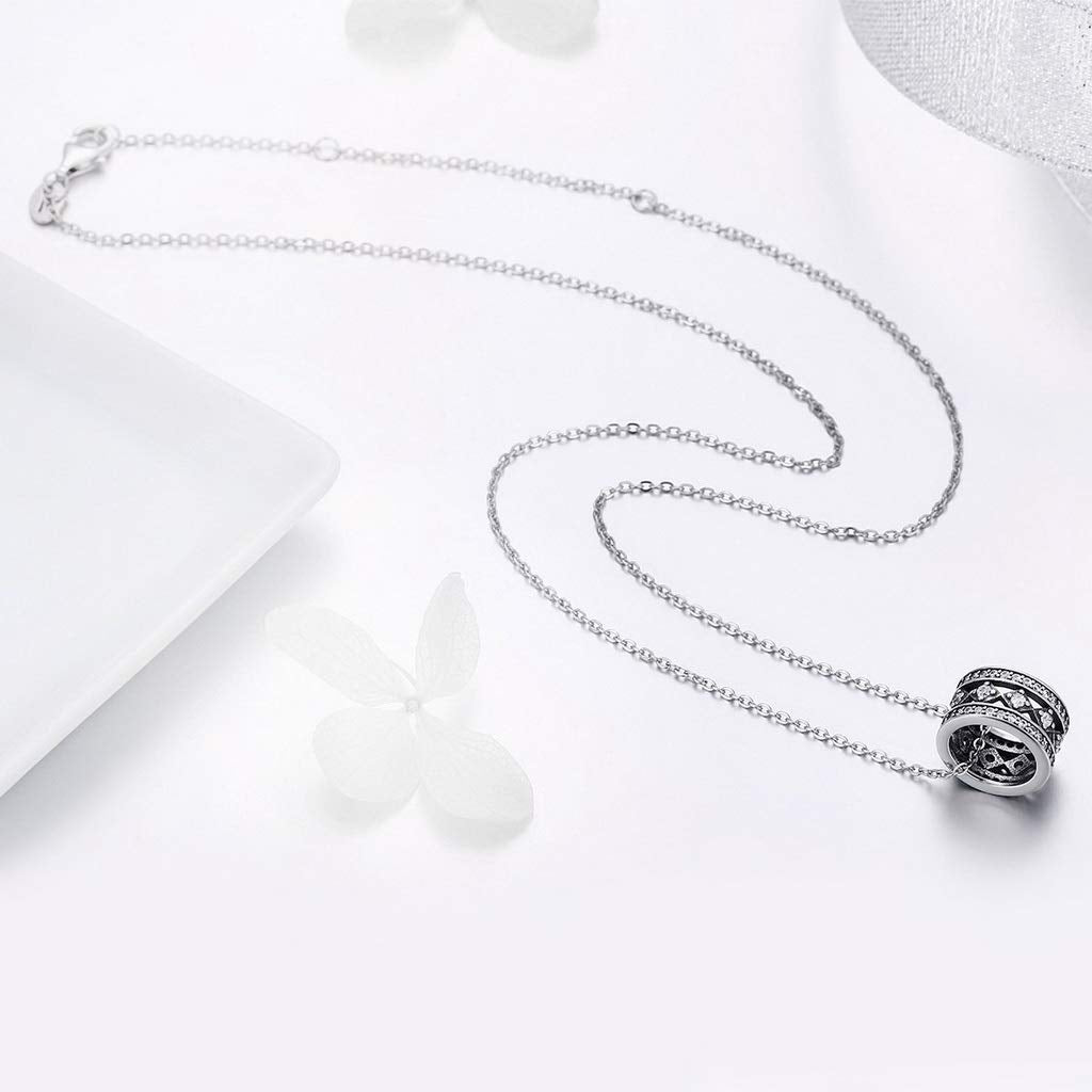 PAHALA 925 Sterling Silver Vintage Fascination Pendant Necklace