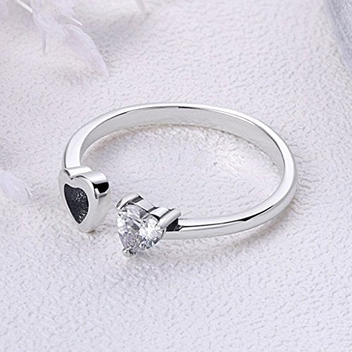 PAHALA 925 Sterling Silver 8 Styles with Crystal Cubic Zirconia Vintage Wedding Engagement Band Ring