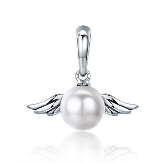PAHALA 925 Sterling Silver Naughty Wing Pendant Charm Bead