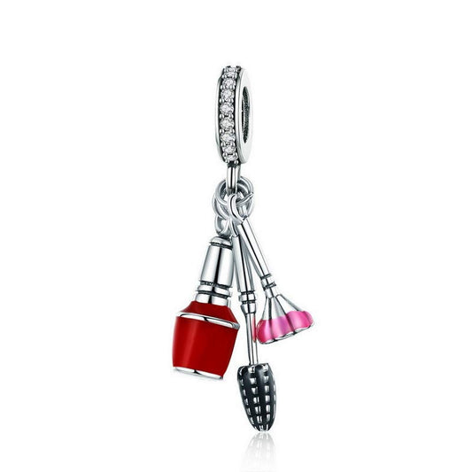 PAHALA 925 Strling Silver Cosmetics Makeup Tools Charm Bead