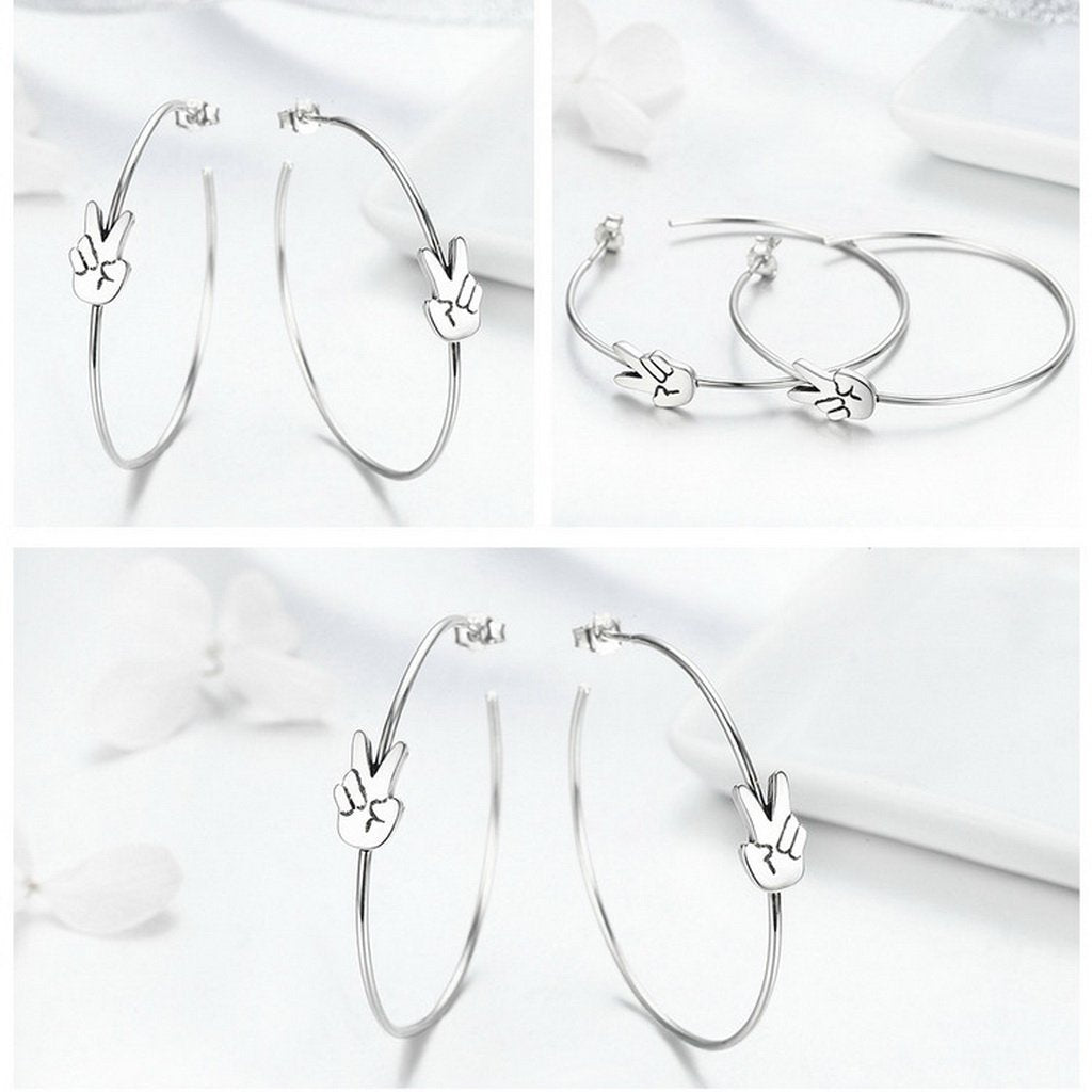 PAHALA 925 Sterling Silver Fashion Sig Long Tassel Earrings