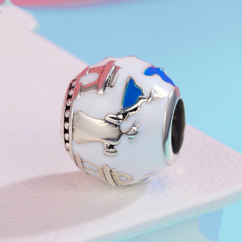 PAHALA 925 Sterling Silver Fantasy World with Enamel Charm Bead