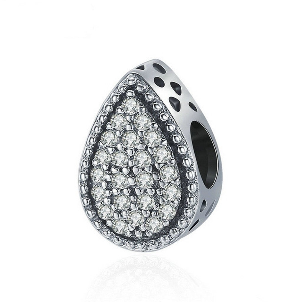 PAHALA 925 Sterling Silver Eternal Tears with Crystals Charm Bead