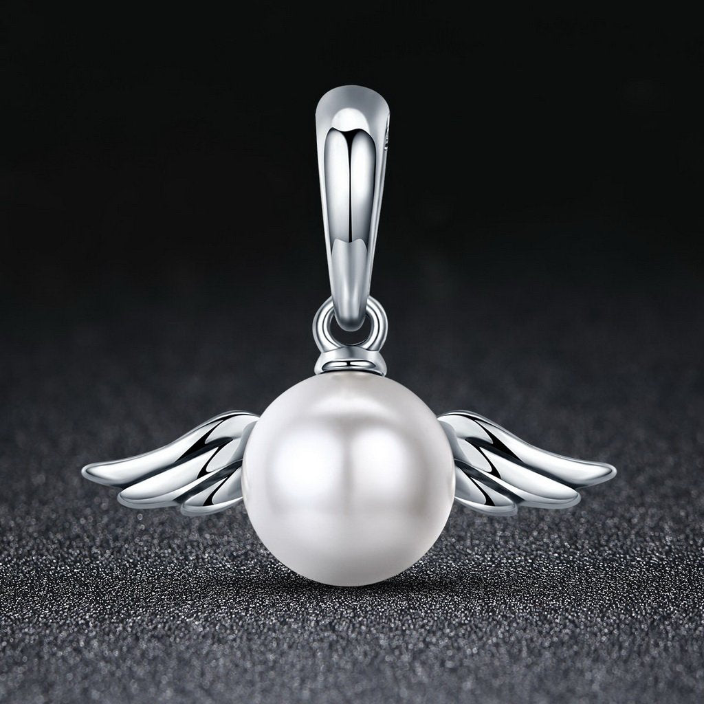 PAHALA 925 Sterling Silver Naughty Wing Pendant Charm Bead